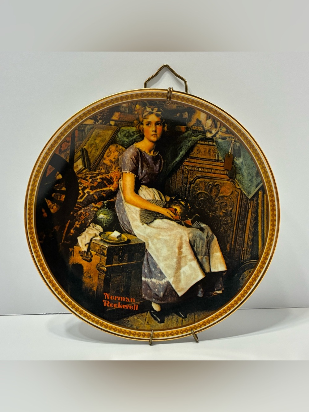 Vintage Norman Rockwell Rediscovered Women Collector Plate Knowles 8.5” USA